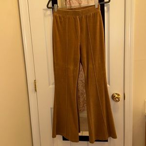 Aerie faux corduroy flare pants